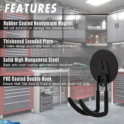 2 Pcs Magnetic Hook Heavy Duty (2 Count)