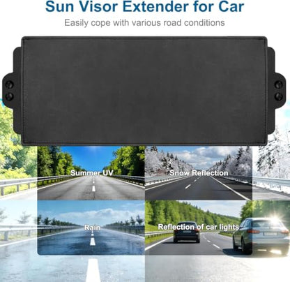 Sun Visor Extender for Car (2 Count)