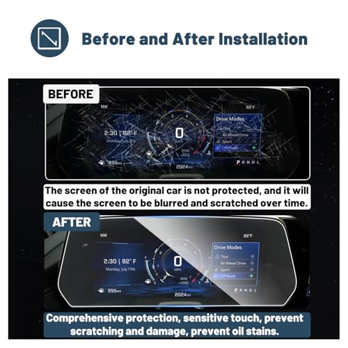 2025 2026 Equinox Screen Protector for 2026 Chevy Equinox 11" Dashboard & 11.3" GPS Display Touch