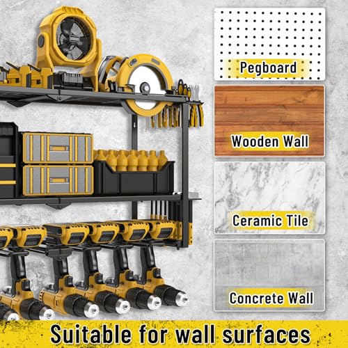 33" Power Tool Organizer Wall Mount