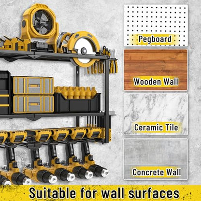 33" Power Tool Organizer Wall Mount