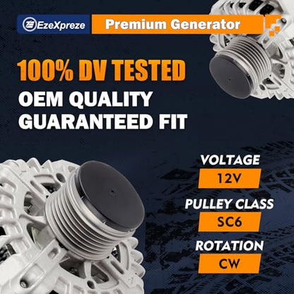 Ezexpreze 11710N Alternator Replacement For 2014 2015 Kia Optima