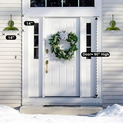 14in Outdoor Gooseneck Lights for Farmhouse