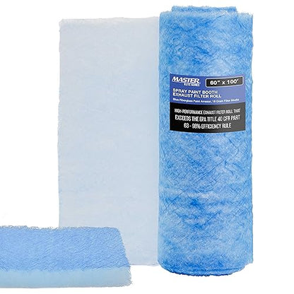 Elite Paint Spray Booth Exhaust Filter Roll 60" x 100'