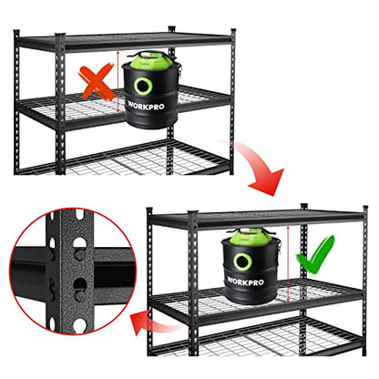 5 Tier Adjustable Metal Shelving