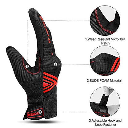 Motorcycle Gloves Breathable Mesh Touchscreen Hard Knuckles