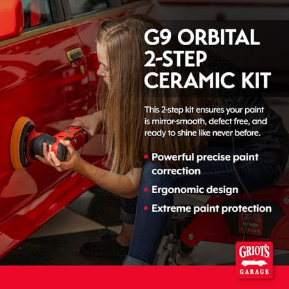 11558 G9 Orbital 2 Step Ceramic Kit for Car Polishing (38 Fl Oz)