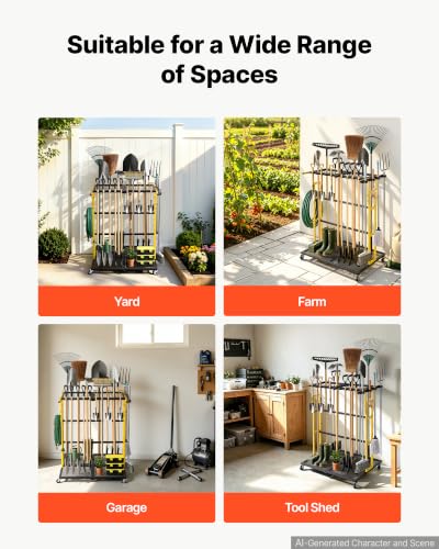 Garden Tool Organizer with Wheels