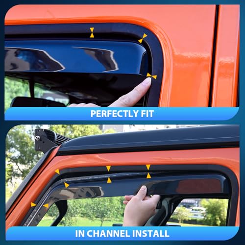 Vent Window Visors for Subaru Crosstrek 2018