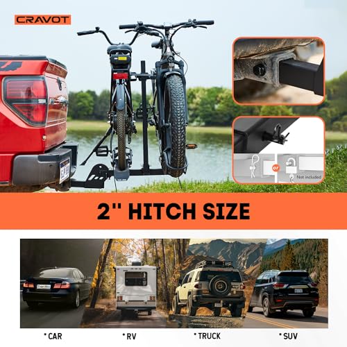 CyberRack E2 EBike Rack with Ramp for 2 EBikes