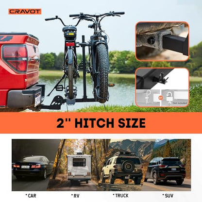 CyberRack E2 EBike Rack with Ramp for 2 EBikes