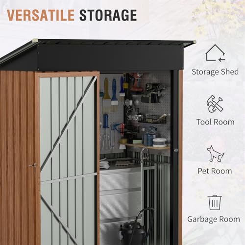 5x3 Ft Outdoor Storage Shed