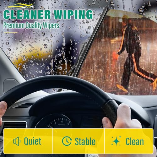 Windshield Wiper Blades Replacement for Cadillac SRX 2010