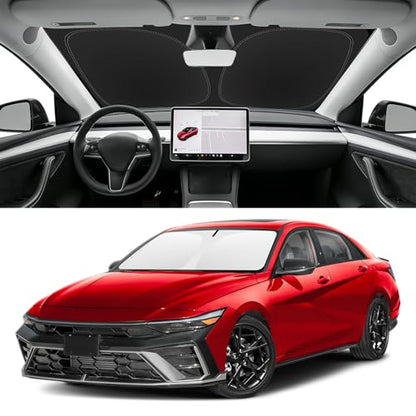 Custom Fit Windshield Sun Shade for Hyundai Elantra 2021