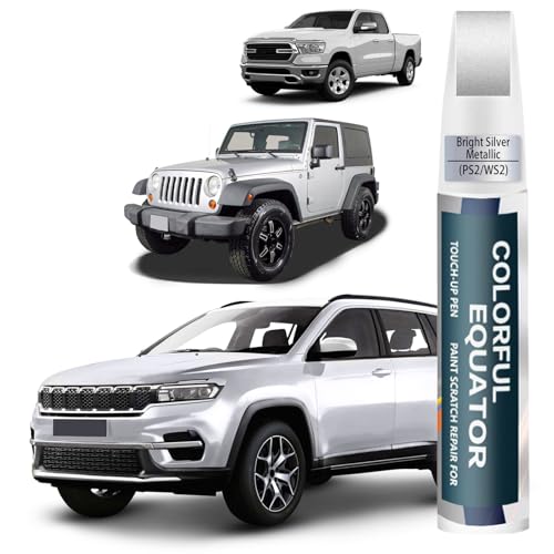 PS2 WS2 Bright Silver Metallic Touch Up Paint for Jeep