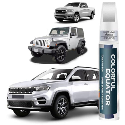PS2 WS2 Bright Silver Metallic Touch Up Paint for Jeep
