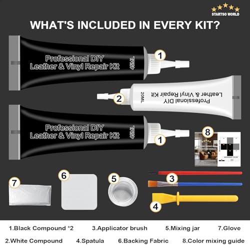Black Leather Repair Kit
