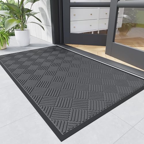 Durable Indoor Outdoor Door Mat (12 Sq Ft)