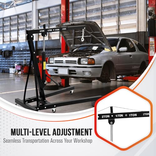 2 Ton Hydraulic Engine Hoist with Lever Stabilizer