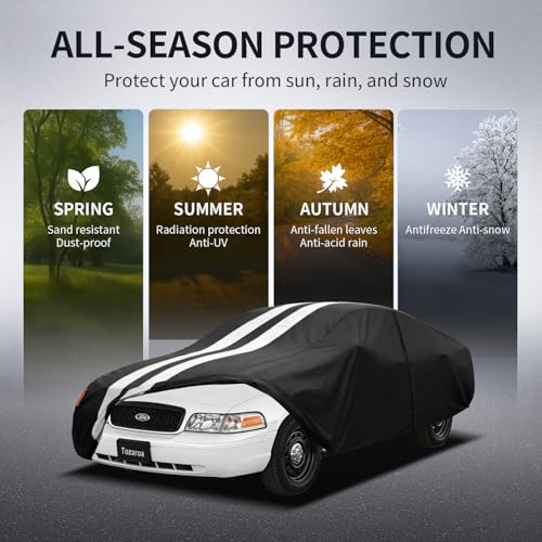 Multi Layer Car Cover Custom Fit for Ford Crown Victoria