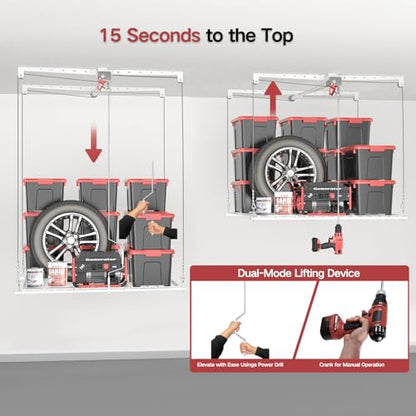 Overhead Garage Storage Rack
