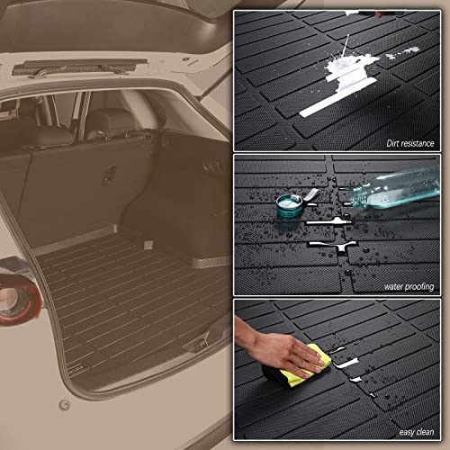 Cargo Liner Custom for 2022 2023 2024 Hyundai Ioniq 5 （Not fit for 2025 Ioniq 5）& Ioniq 5 N 2025 Fit Cargo Mat Floor Mat Trunk Mat Hyundai Ioniq 5 All Weather Trunk Liner Black Accessories