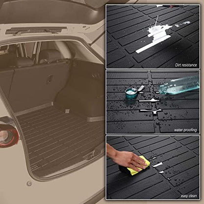 Cargo Liner Custom for 2022 2023 2024 Hyundai Ioniq 5 （Not fit for 2025 Ioniq 5）& Ioniq 5 N 2025 Fit Cargo Mat Floor Mat Trunk Mat Hyundai Ioniq 5 All Weather Trunk Liner Black Accessories