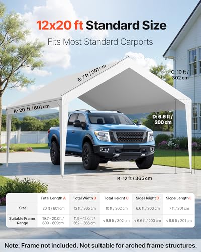 Carport Replacement Canopy Cover
