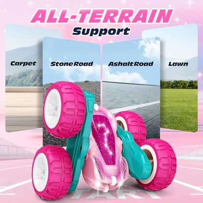 Pink Remote Control Car for Girls and Boys