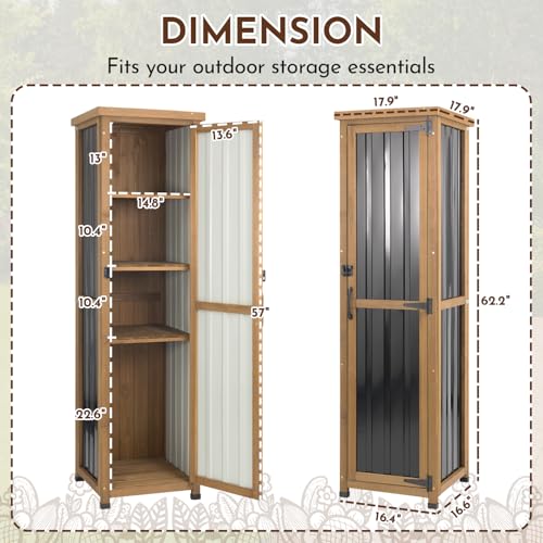 Tall Narrow Outdoor Storage Cabinet