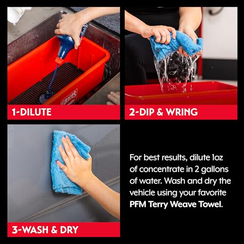 Rinseless Wash for Car Cleaning and Detailing (35 Fl Oz)