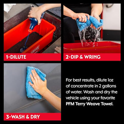 Rinseless Wash for Car Cleaning and Detailing (35 Fl Oz)