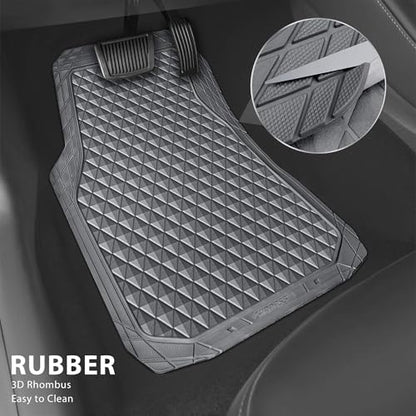 Gray Rubber Car Mats