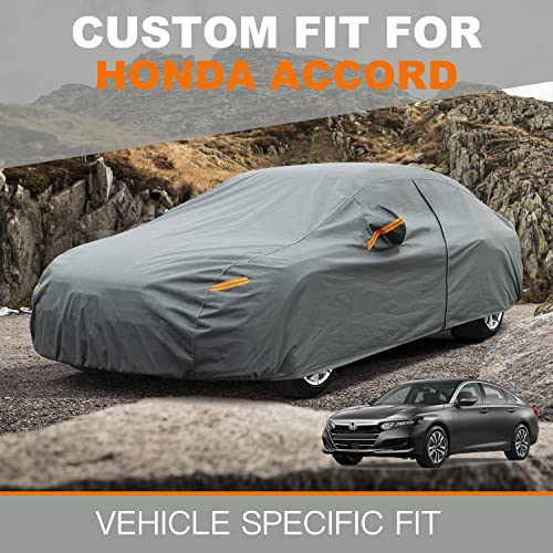 Waterproof Heavy Duty Car Cover Custom Fit Honda Accord 2001