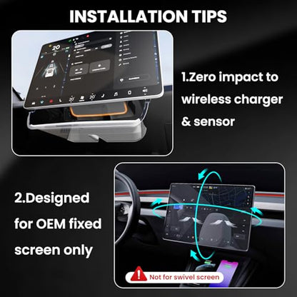 Model Y Juniper & Model Y L Under Screen Storage Organizer 2025