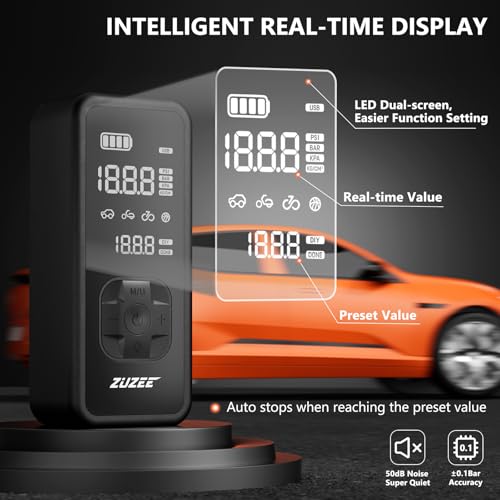 Tire Inflator Portable Air Compressor