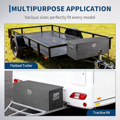 Aluminum Truck Bed Tool Box 30''