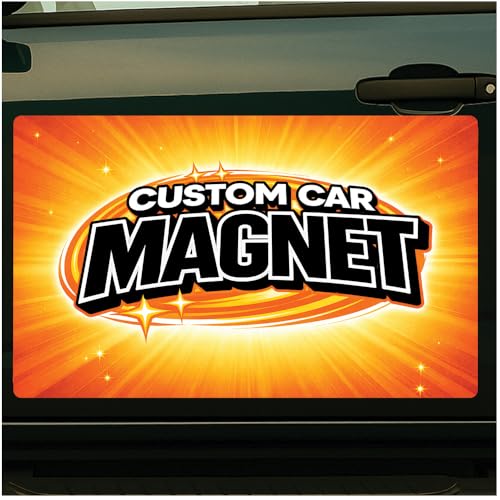 Custom Car Magnets for Business Personalized Vehicle Magnetic Signs for Cars Trucks Vans with Your Full