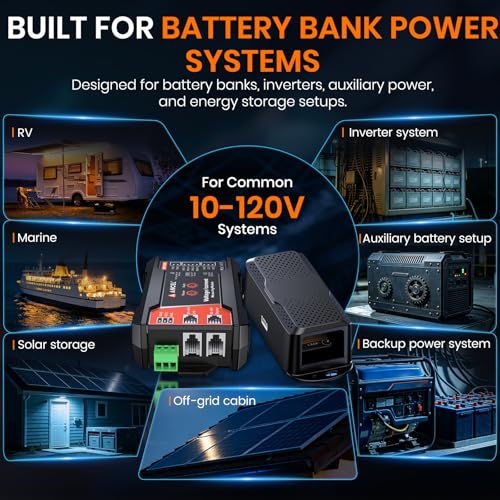 BM1000 Bluetooth Battery Monitor with 400A Smart Shunt