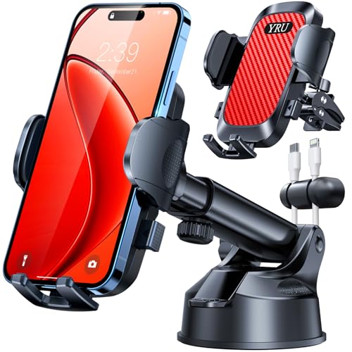 True Upgrade for Safety Car Phone Holder Mount [Patent & Military