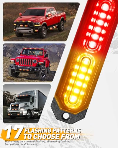 1200T Emergency Strobe Grille Lights (8 Count)