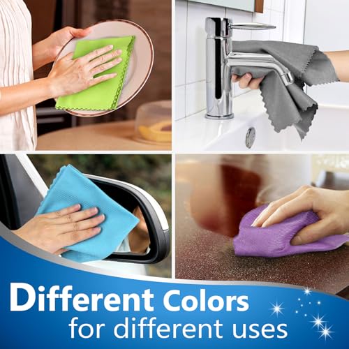 Glass Polishing Streak Free Miracle Cleaning Cloth (8 Count)