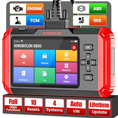 S600 OBD2 Scanner Diagnostic Scan Tool 4 Systems Car Code Reader