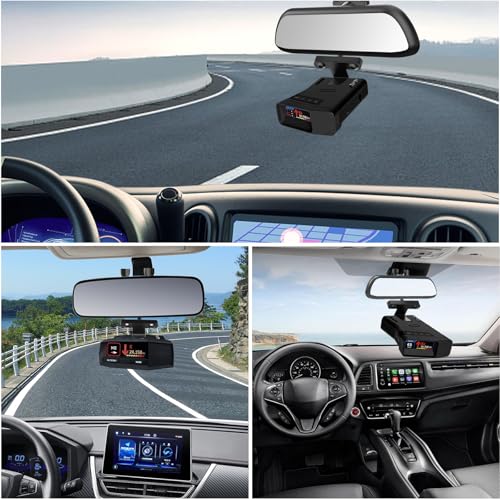 Car Rearview Mirror Radar Detector Mount
