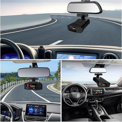 Car Rearview Mirror Radar Detector Mount