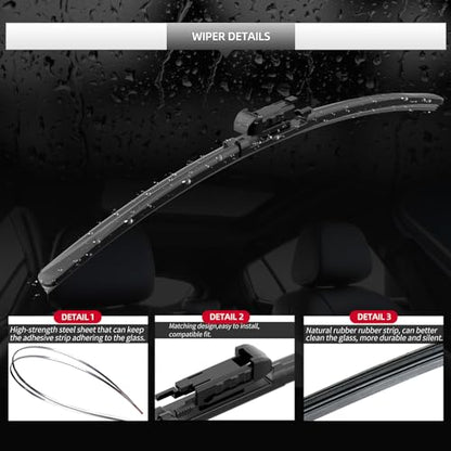 Front Windshield Wipers for BMW 4 Series 430i M440I 2021