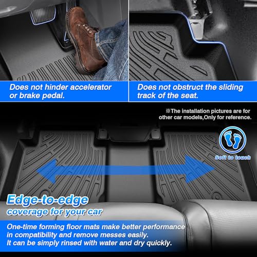 Floor Mats and Cargo Liner Fit for Hyundai Santa Fe 2024 2025 2026