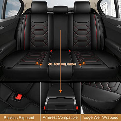 Leather Car Seat Covers Full Set