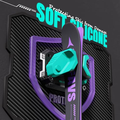 Ski & Snowboard Wall Rack for Garage Wall Fits Any Ski