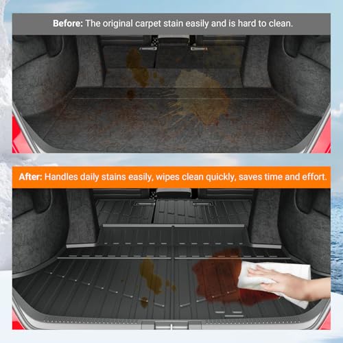 Cargo Mat & Backrest Mats Compatible with 2025 2026 Toyota Camry